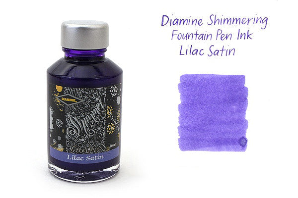 Diamine Lilac Satin Ink - Shimmering - 50 ml Bottle