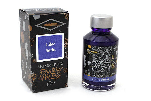 Diamine Lilac Satin Ink - Shimmering - 50 ml Bottle