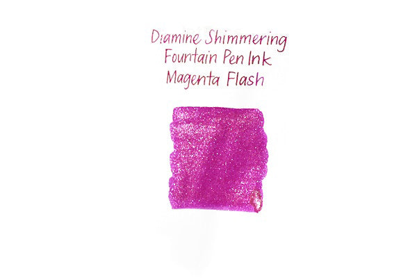 Diamine Magenta Flash Ink - Shimmering - 50 ml Bottle