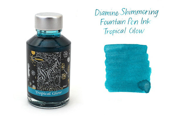 Diamine Tropical Glow Ink - Shimmering - 50 ml Bottle