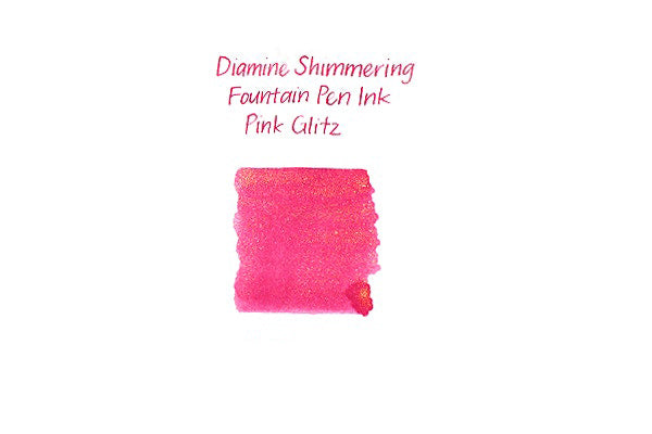 Diamine Pink Glitz Ink - Shimmering - 50 ml Bottle