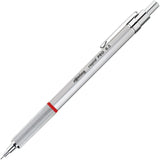 rOtring Rapid PRO Mechanical Pencil, 0.5 mm, Silver Chrome