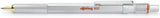 rOtring 800 Retractable Ballpoint Pen, Silver, Medium Point