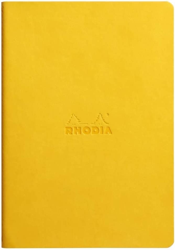 Rhodiarama sewn spine ntbk DAFFODIL A5 32sh. dot 90g ivory paper - 116466C