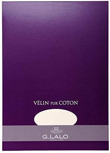 LALO, A4 pad, 40 sheets, 125g, pure cotton vellum