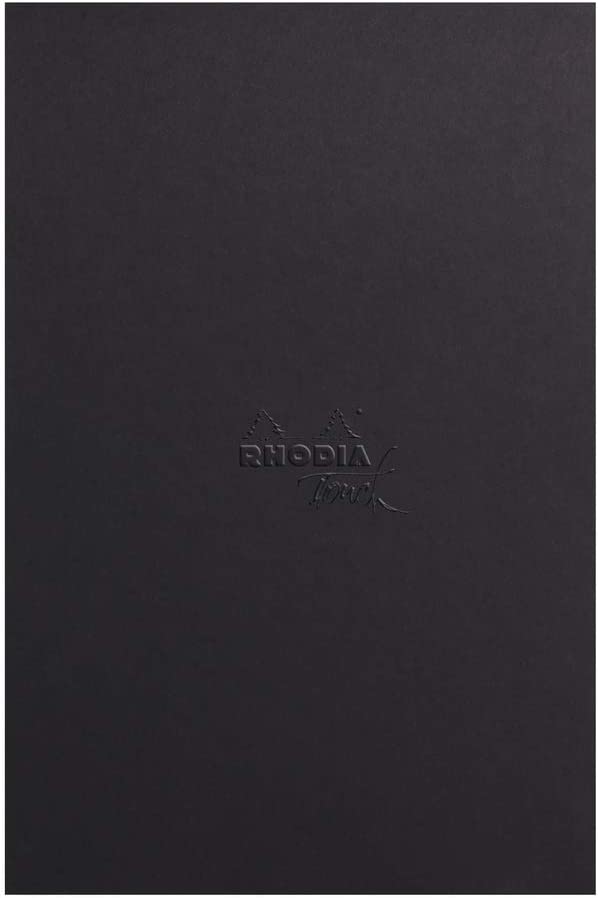 Rhodia Touch - Calligrapher Pad - clothbound pad A4 50mcrprf.sh. blank 60lb natural simili Japan paper - 116123C