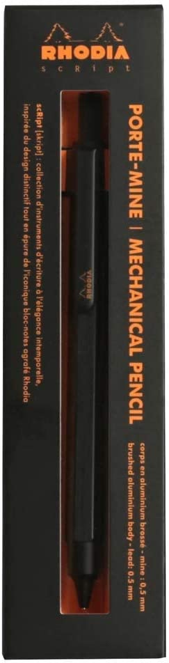 Rhodia scRipt mechanical pencil 0,5 mm BLACK - 9399C