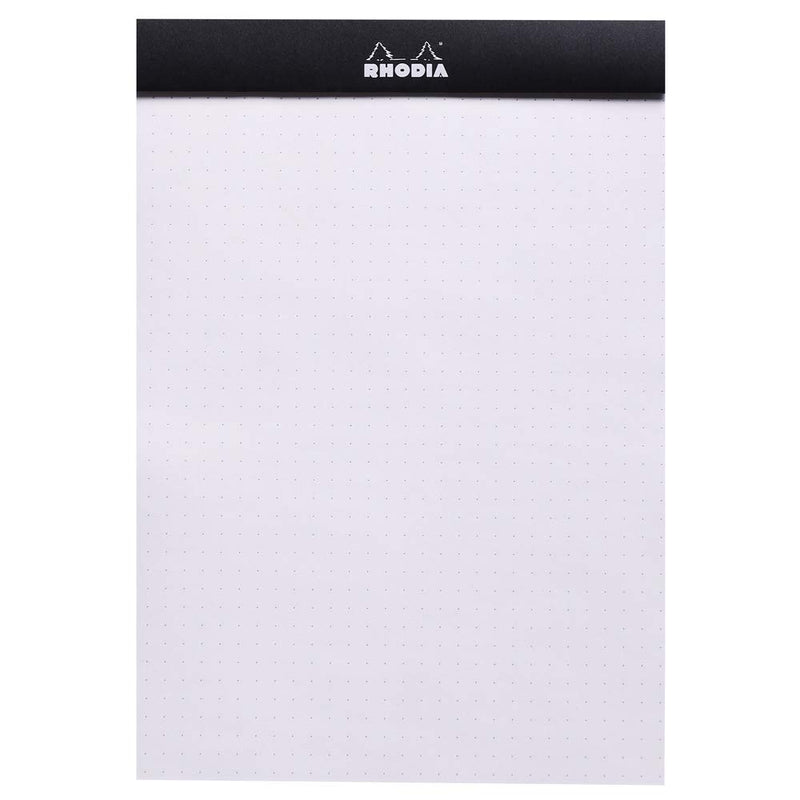 Rhodia Classic BLACK wrbnd pad 7,5x10,5cm 80 detach.sh. dot 80g - 115039C