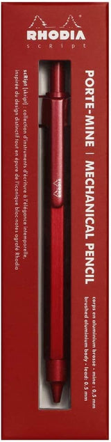 Rhodia scRipt mechanical pencil  0,5 mm RED - 9394C