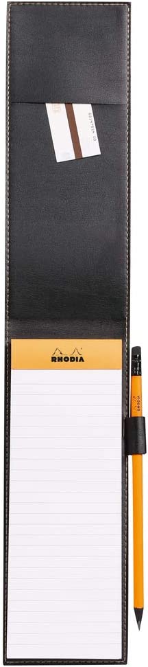 Rhodia ePURE ORANGE pad cover & pencil holder +pad N°8 lined - 218098C