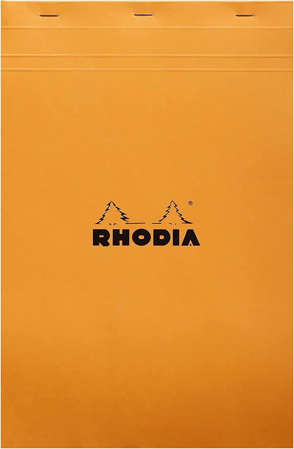 Rhodia Classic ORANGE wrbnd pad A4 80 detach.sh. sq.5x5 80g - 18500C