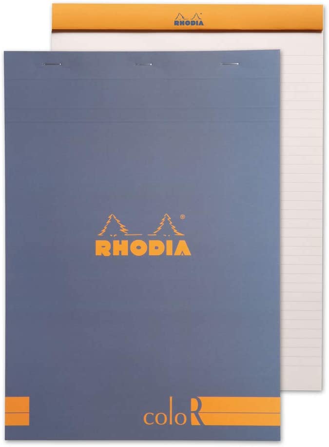 Rhodia coloR CHOCOLATE head stapled pad N°18 21x29,7cm 70sh. lined 90g - 18963C