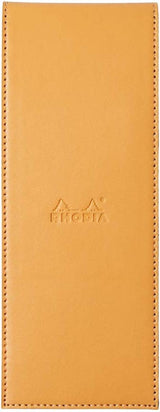 Rhodia ePURE ORANGE pad cover & pencil holder +pad N°8 lined - 218098C