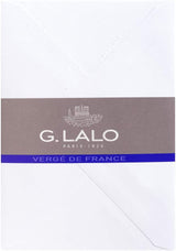 LALO, pack of 25 C6 114x162 gummed envelopes, 100g, extra white laid