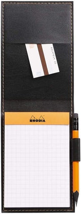 Rhodia ePURE ORANGE pad cover & pencil holder +pad N°11 lined