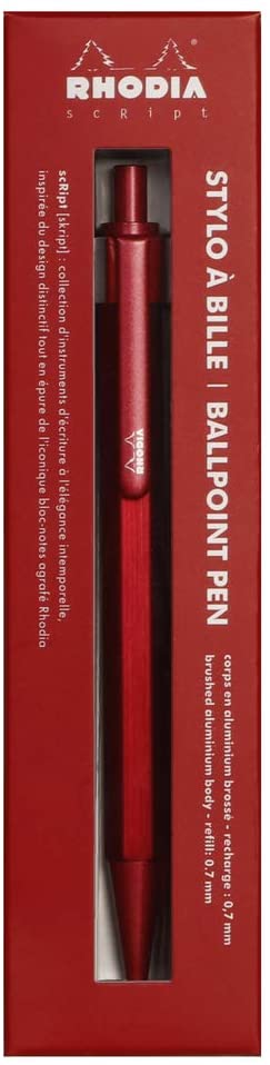 Rhodia scRipt ballpoint pen 0,7 mm RED - 9384C