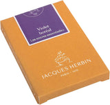 7 Jacques Herbin Prestige cartridges Violet boréal - International size - 11073JT