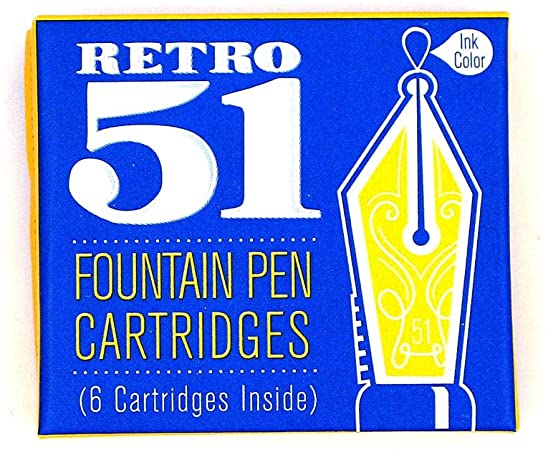 Fountain Pen Refill Cartridges - Black\Blue