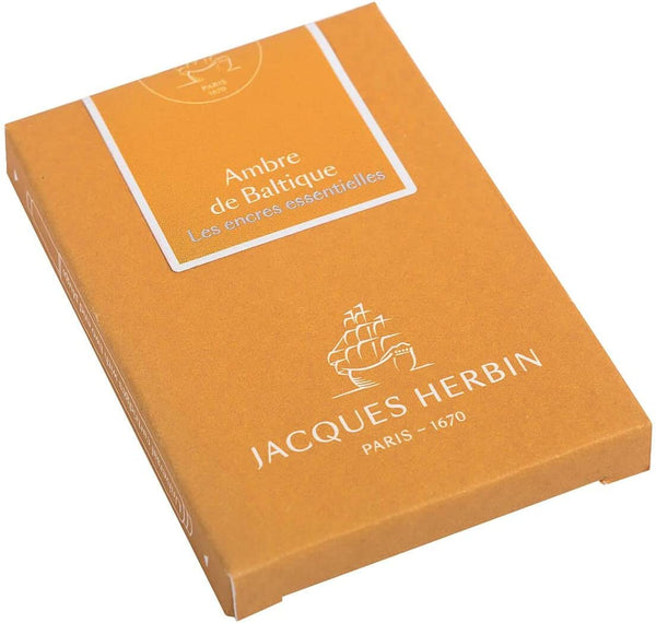 7 Jacques Herbin Prestige cartridges Ambre de Baltique - International size - 11041JT
