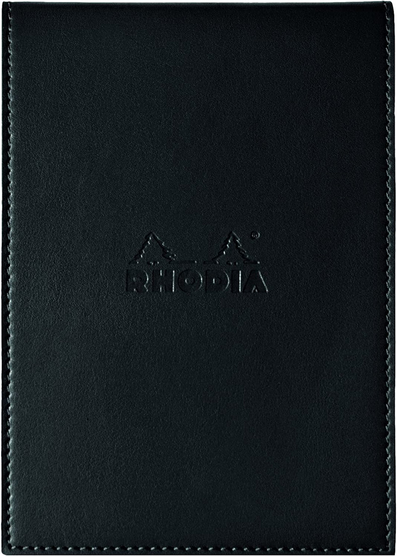 Rhodia ePURE BLACK pad cover & pencil holder +pad N°13 lined - 218139C