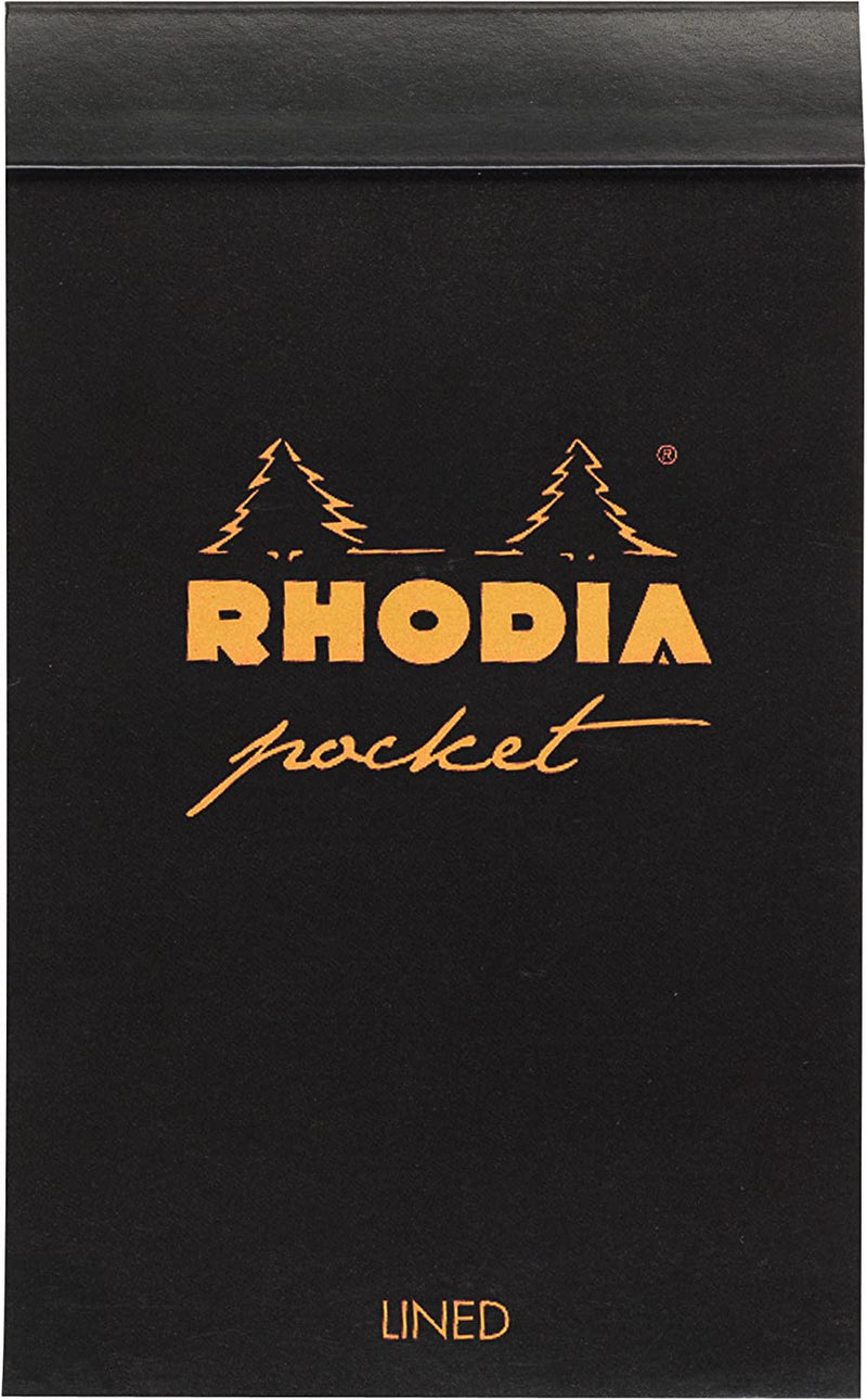 Rhodia Pocket pad O&B 7,5x12cm 40sh. lined 80g 20 pcs display - 8650C