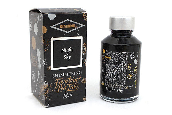 Diamine Night Sky Ink - Shimmering - 50 ml Bottle