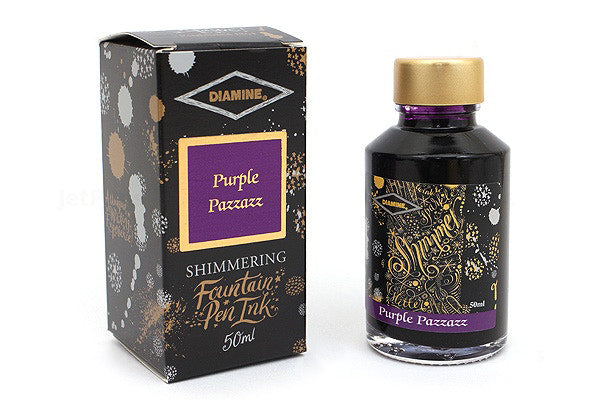 Diamine Purple Pazzazz Ink - Shimmering - 50 ml Bottle