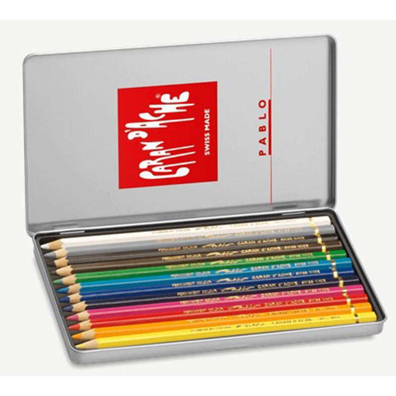 Caran D'ache 12 Color Pablo Set (666.312) Caran d'Ache