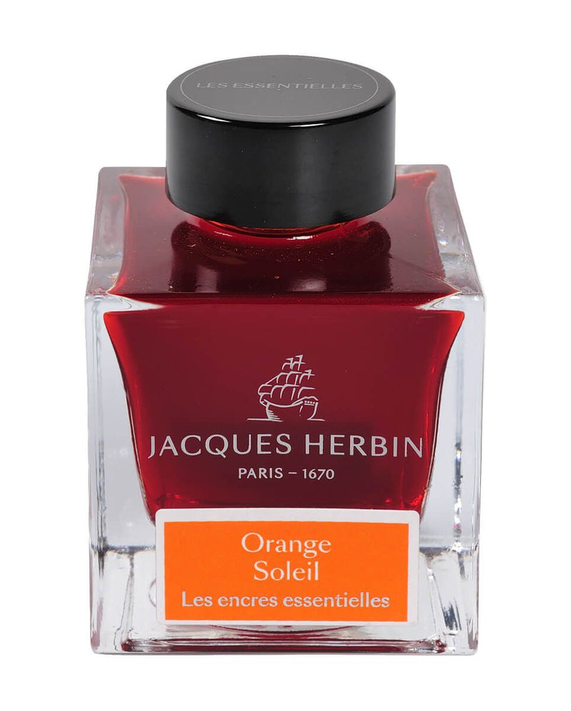 Jacques Herbin Prestige Essential ink bottle 50ml - Orange soleil