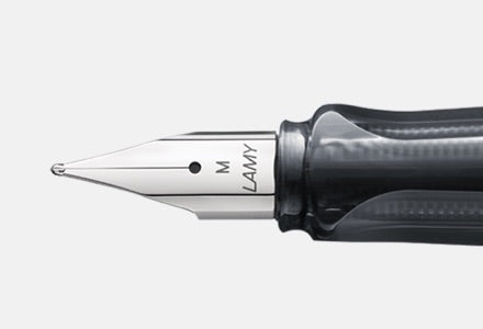 Lamy AL-Star Black Fountain Pen + 5 Black Ink Cartridges