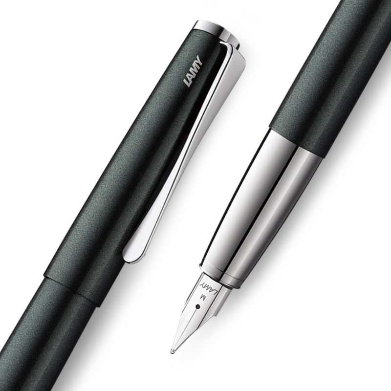 LAMY Studio Fountain Pen, Black, Fine Nib