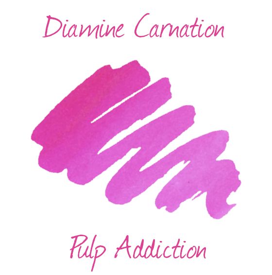 Diamine Fountain Pen Ink - Carnation Flower 30ml Bottle