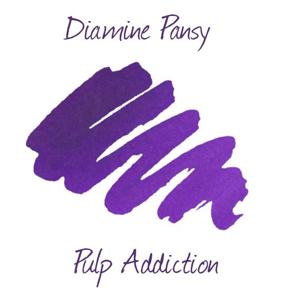 Diamine Fountain Pen Ink - Pansy Flower 30ml Bottle
