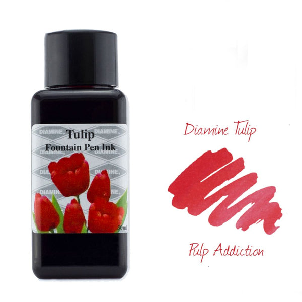 Diamine Fountain Pen Ink - Tulip Flower 30ml Bottle
