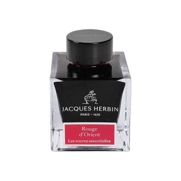 Jacques Herbin Prestige Essential ink bottle 50ml - Rouge d'orient - 13169JT