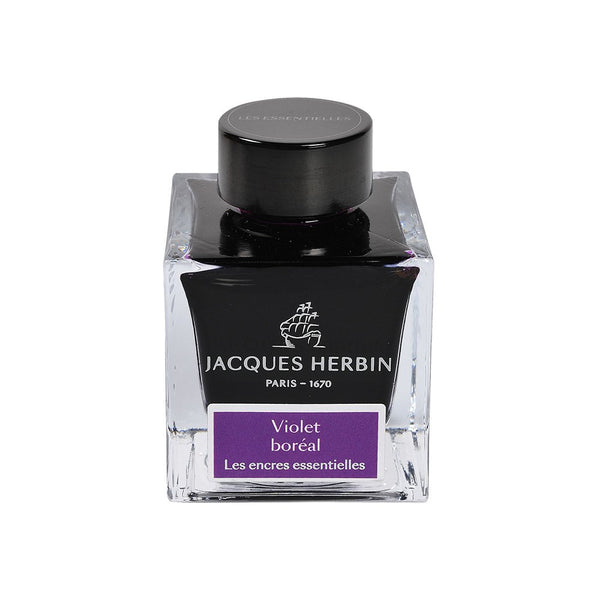 Jacques Herbin Prestige Essential ink bottle 50 ml - Violet boréal - 13173JT