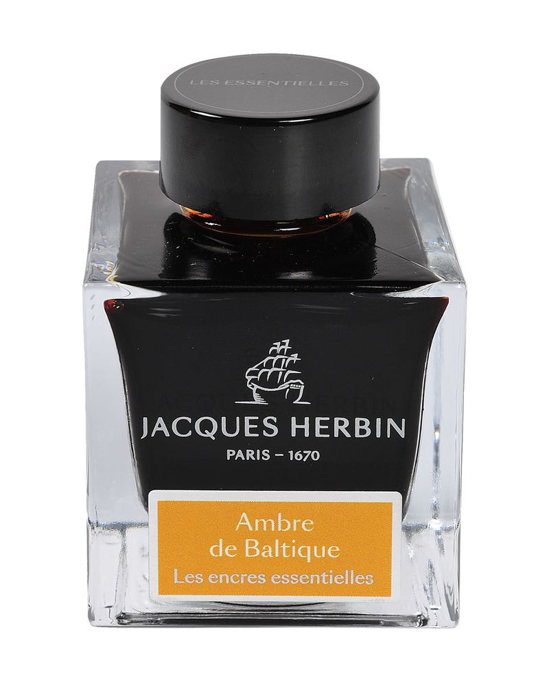 Jacques Herbin Prestige Essential ink bottle 50ml - Ambre de la Baltique - 13141JT