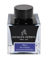 Jacques Herbin Prestige Essential ink bottle 50ml - Bleu de minuit - 13119JT